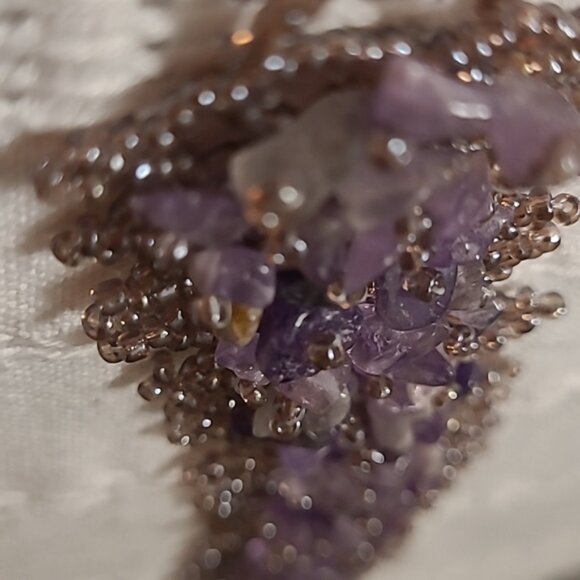 Purple Beaded Bracelet - Picture 2 of 4